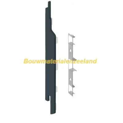 Eindkap+connector links voor 2814 (5st) monumentblauw classic nerf