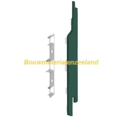 Eindkap+connector rechts voor 2814 (5st) mosgroen classic nerf