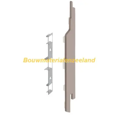 Eindkap+connector rechts voor 2814 (5st) vergrijsd ceder classic nerf