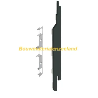 Eindkap+connector rechts voor 2814 (5st) timbergreen pure mat