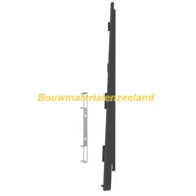 Eindkap+connector rechts voor 2817 (5st) bruingrijs classic nerf