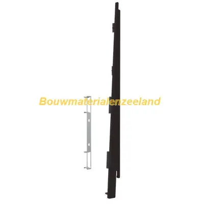 Eindkap+connector rechts voor 2817 (5st) donkerbruin classic nerf