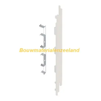 Eindkap+connector rechts voor 2819 (5st) wit classic nerf