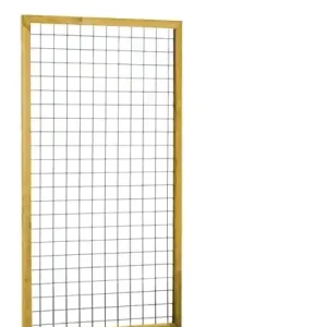 Eco gaastrellis verzinkt in raamwerk 90 x 180 cm met maas van 7,5 x 7,5 cm.