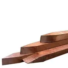 Woodvision Hardhouten paal fijnbezaagd, gepunt 4x4x150 cm