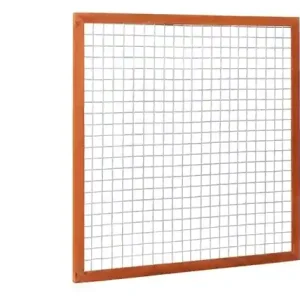 Woodvision Betonijzertrellis met maas 7,5x7,5 cm, in hardhouten raamwerk 4,5x7,0 cm, 180x180 cm