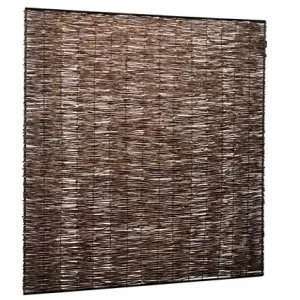 Woodvision Wilgentenenscherm fijn, met ijzeren frame, 90x180 cm