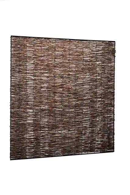 Woodvision Wilgentenenscherm fijn, met ijzeren frame, 90x180 cm