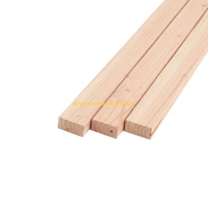 Douglas geschaafde regel 2,2x4,5x300 cm, onbehandeld.