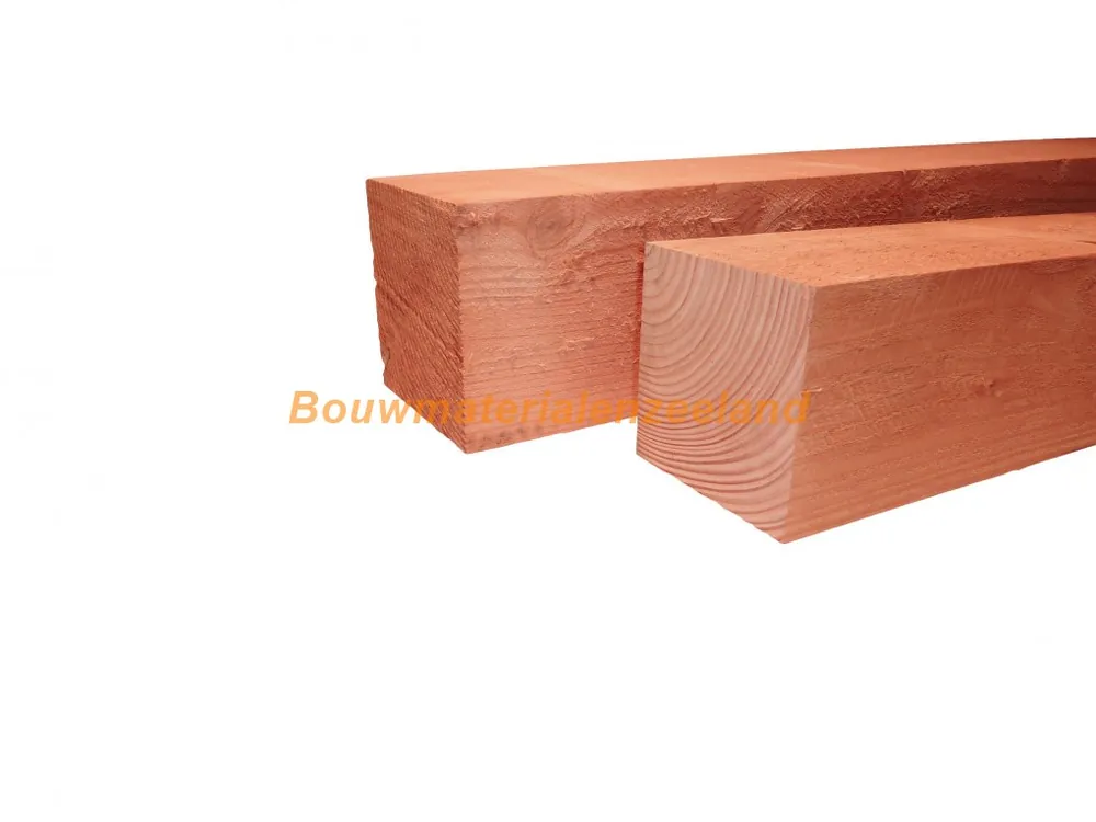 Douglas fijnbezaagde paal 12x12x500 cm, onbehandeld