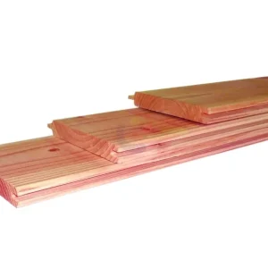 Douglas geschaafd blokhutprofiel 2,8x19,5x400 cm, onbehandeld (werkend 18 cm)