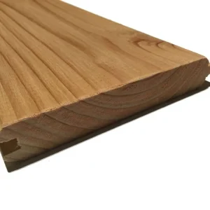 Woodvision Douglas geschaafd blokhutprofiel 2,8x19,5x400 cm, groen ge?mpregneerd