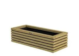 Woodvision Elan Bloembak, 120x50x30 cm, groen ge?mpregneerd