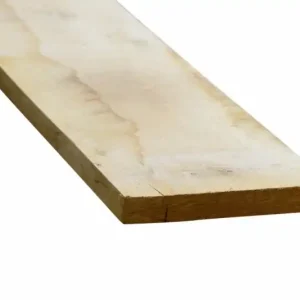 Vuren gewolmaniseerd 25x200 lang 360 cm ( potdekselplank )