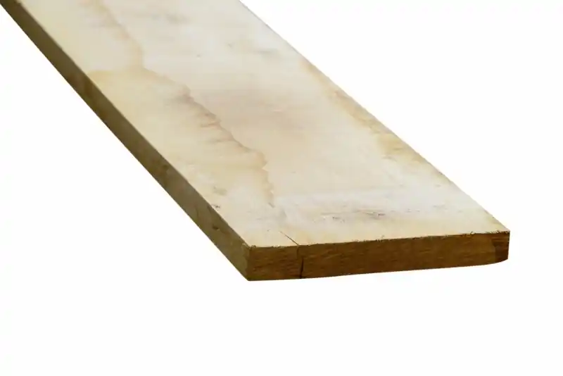 Vuren gewolmaniseerd 25x200 lang 360 cm ( potdekselplank )