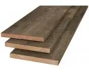 Potdeksel plank 25x275 mm ruw 600 cm. gewolmaniseerd .