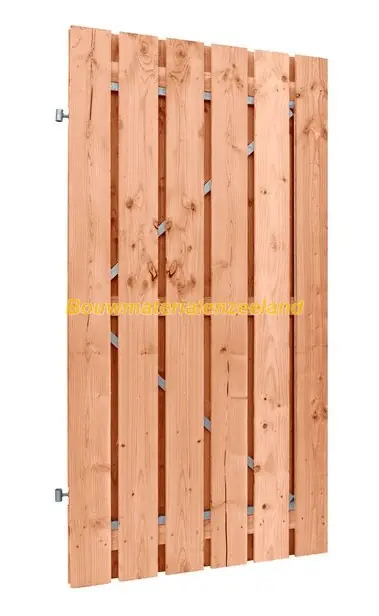 Poort Douglas op stalen frame 100x200 cm incl slot en ogen