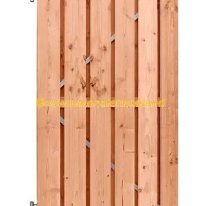 Poort Douglas op stalen frame 120x200 cm incl slot en ogen