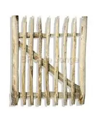 Kastanjehouten poort 100 x 100 cm