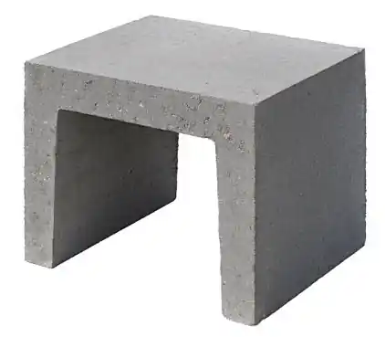 U-element 40x40x50cm grijs