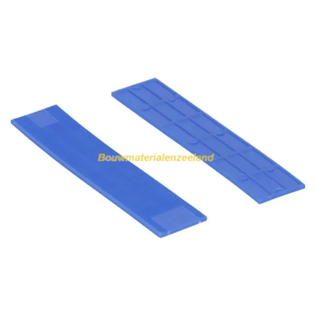 Kunststof Rasterblokje 22x2mm blauw (100 stuks)