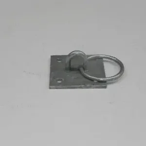 aanlegring op plaat 50x50x6mm