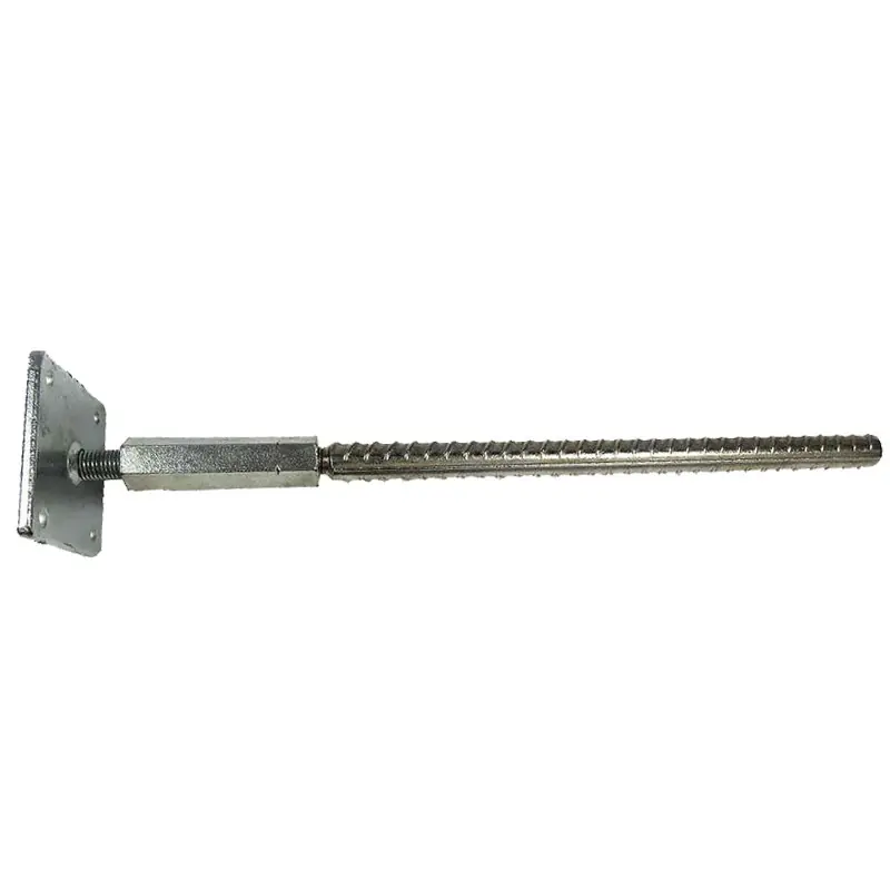 Instortanker verstelbaar met plaat 110x110x400mm.