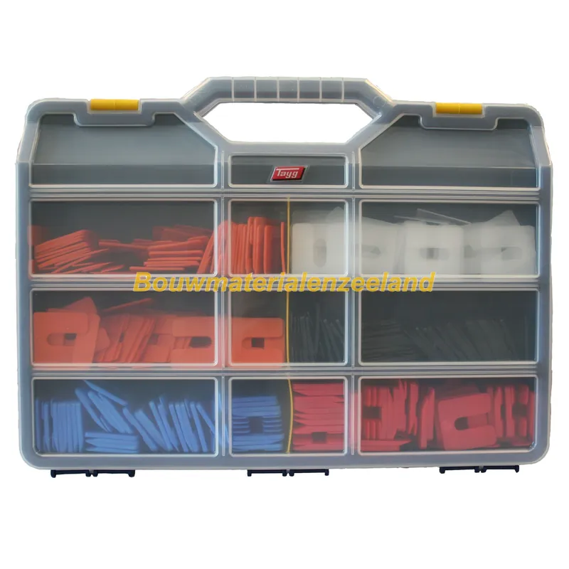 GB assortiment uitvulplaat koffer: 96/1-96/2-48/3-48/4-48/5 kunststof