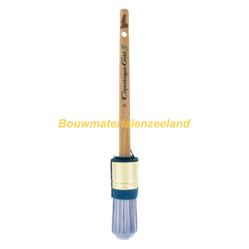 Copenhagen Pro S Patentpuntkwast 5*, mt. 16, Synthetisch haar, FSC Mix 70% houten steel