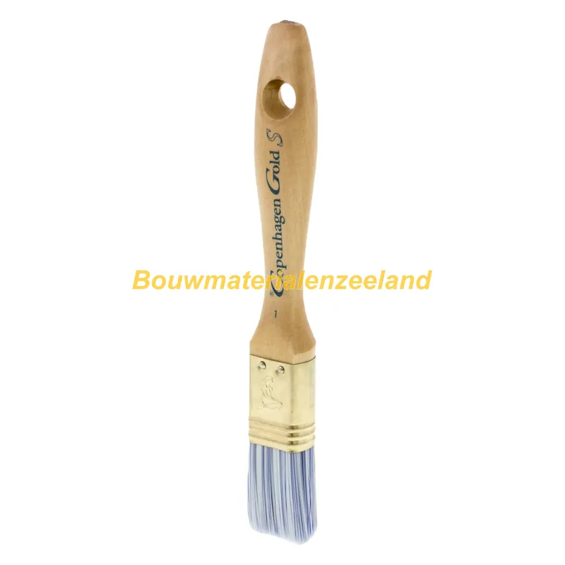 Copenhagen Gold S platte kwast acryl synthetisch haar, 1