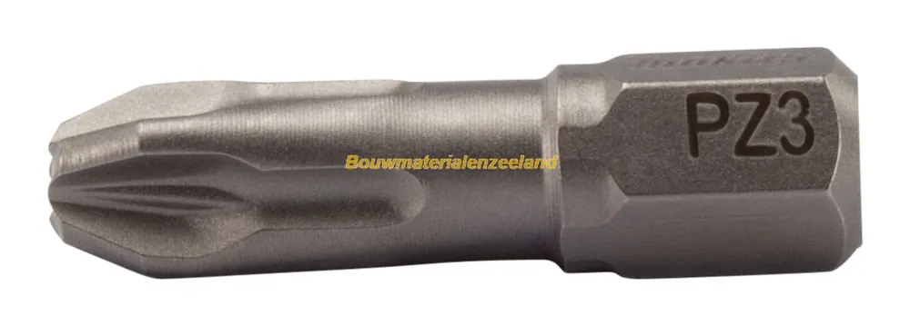 Schroefbit PZ3x25mm aantal in verp. 3