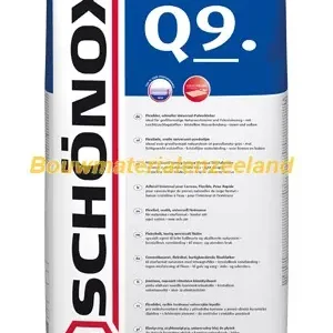 Schonox Q9 tegellijm zak 25kg.