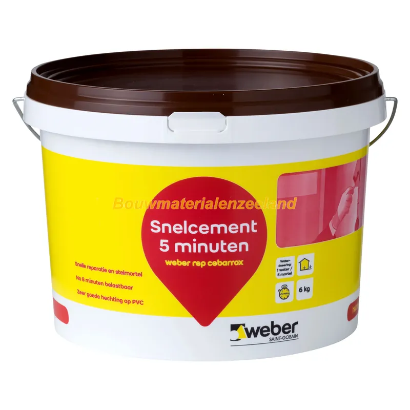 Weber Rep cebarrox snelcement 5 min. emmer 6 kg