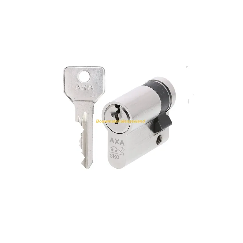 Axa Veiligheidscilinder security enkel30-10mm vernikkeld skg** 72130008