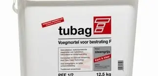 Tubag Trass PFF voegmateriaal bestrating basalt emmer 12,5 kg