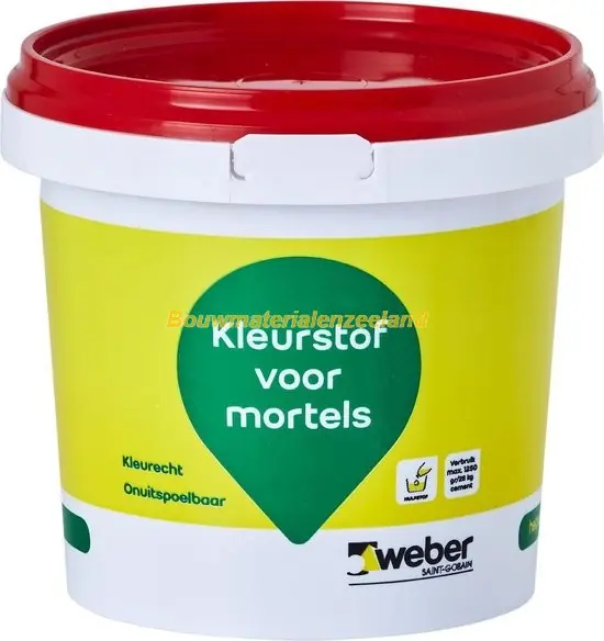 Weber kleurstof bruin emmer 0,5 kg