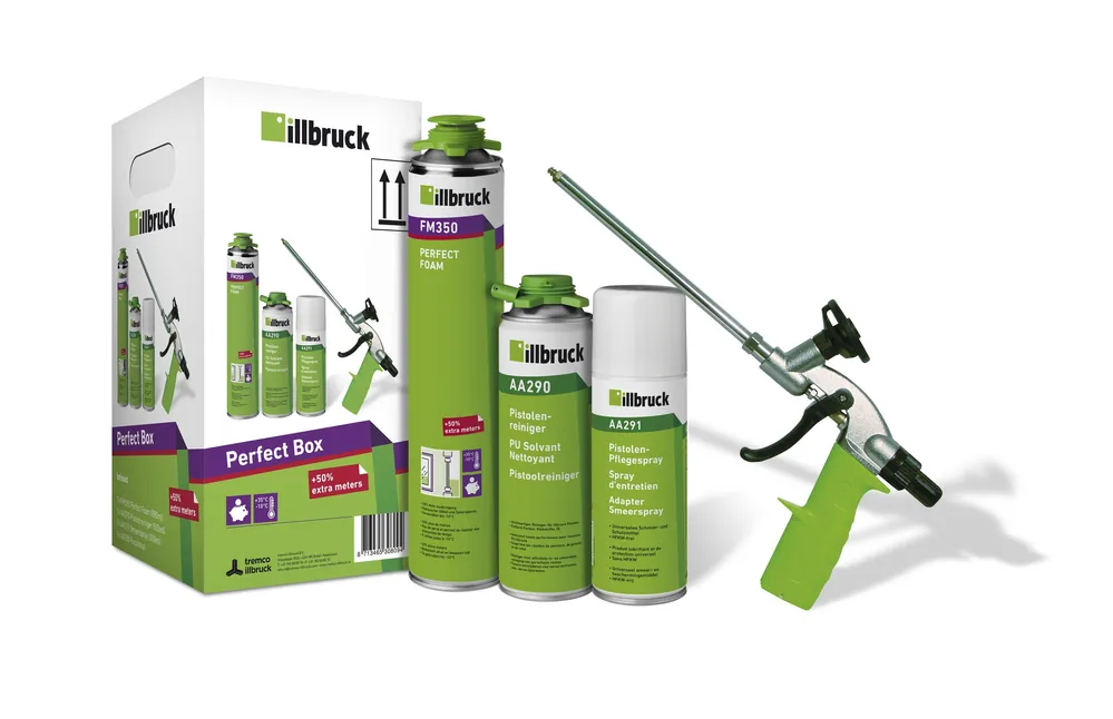 Illbruck FM350 perfect foam startersbox 7xFM350/1xAA290/1xAA291/1xgun