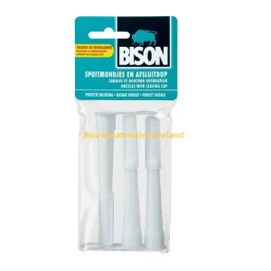 Bison Spuitmondjes in hangzakje set 3 st