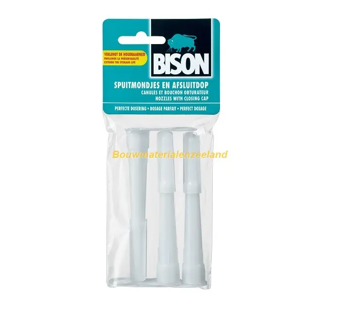 Bison Spuitmondjes in hangzakje set 3 st