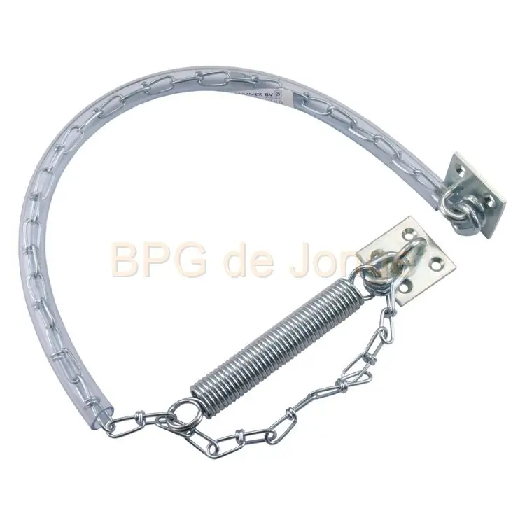 Stormketting staal met veer 30-40kg verzinkt