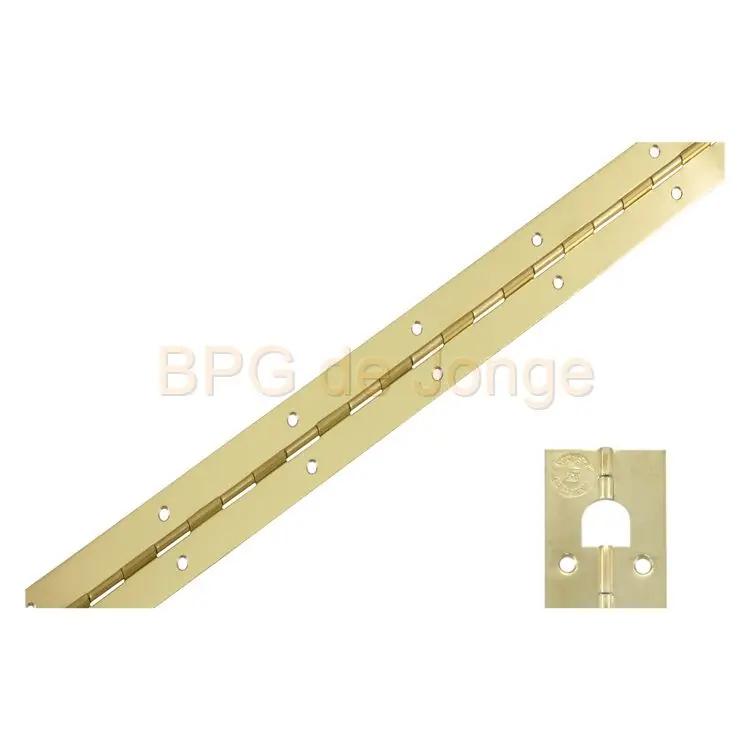 Pianoscharnier vermessingd 0,7x32x1500mm