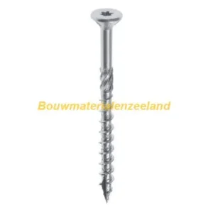 Woodies Ult. spaanplaatschroef 6.0x120 verz. kop zelfb. pt tx-30 deeldr rvs ds 100 st