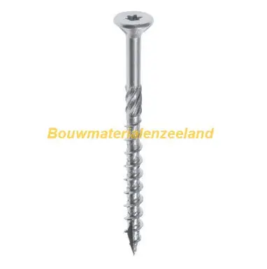 Woodies Ult. spaanplaatschroef 6.0x120 verz. kop zelfb. pt tx-30 deeldr rvs ds 100 st