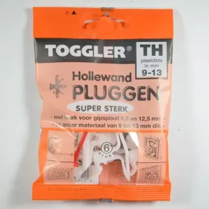 Hollewandplug met haak (6) th toggler