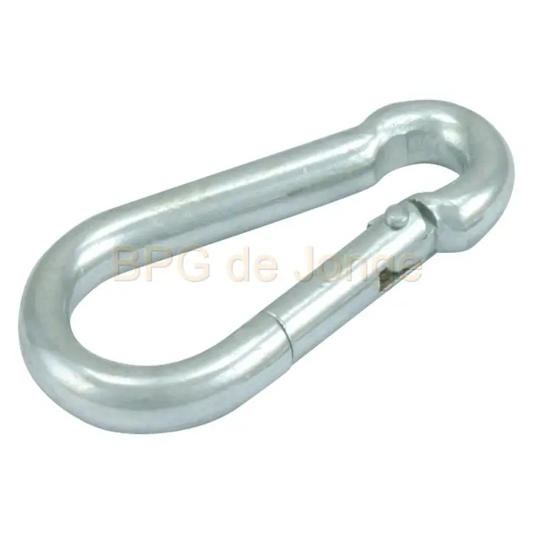 Karabijnhaak verzinkt 80x8 mm