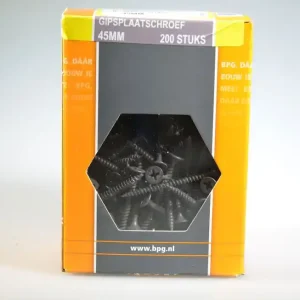 gipsplaatschroef 3.9x45 trompetkop scherpe pt grove dr gefos ds 200 st