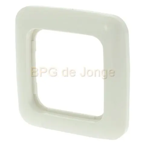 M BJ SI inbouw afdekraam 1V creme
