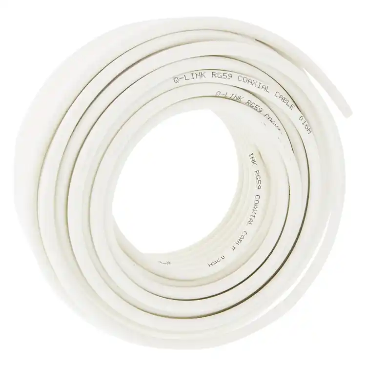 Q-link coax kabel kk klasse a 20.0m wit