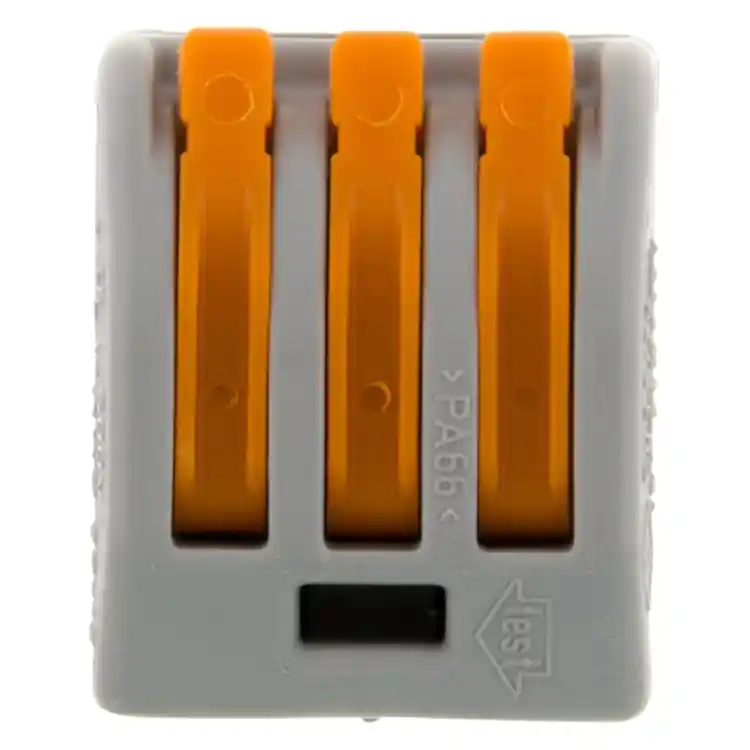 QL lasklem 3-polig hersluitb 4mm2 20 st.