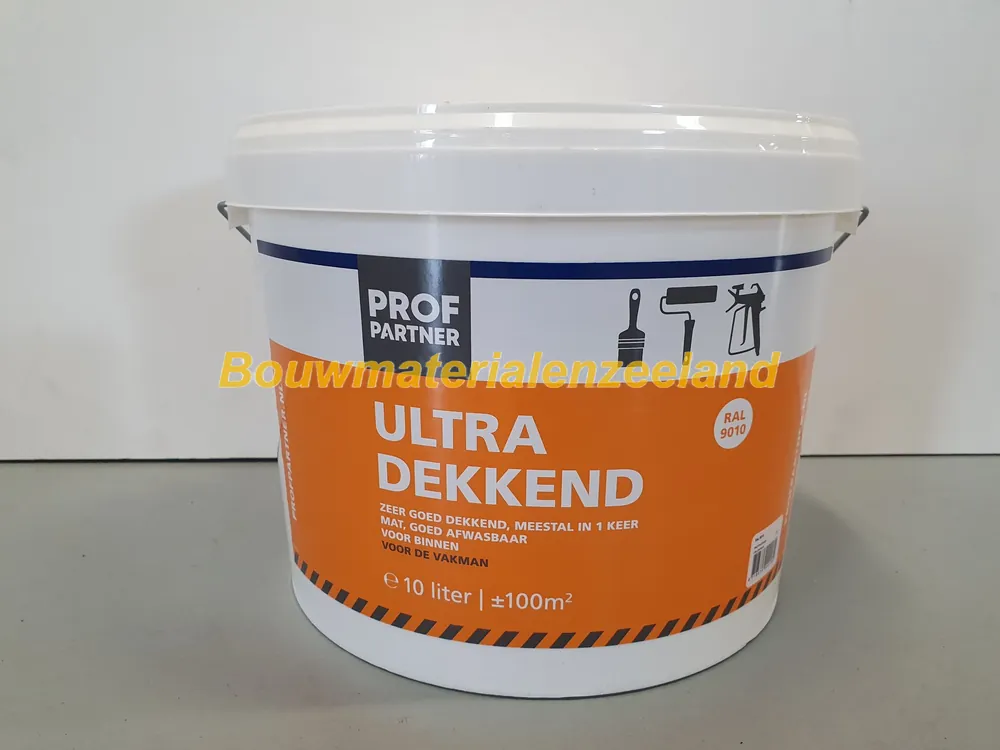 ProfP. Ultradekkend RAL 9010 10 ltr